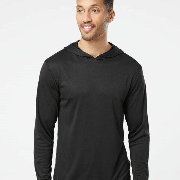 Unisex Bahama Performance Hooded Long Sleeve T-Shirt Thumbnail