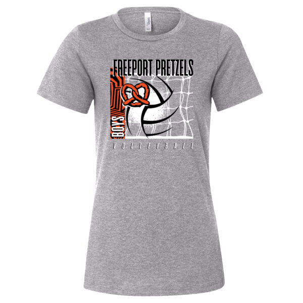 Freeport Boys VB 2026 Logo 1 - Women’s Relaxed Fit Heather CVC Tee Thumbnail