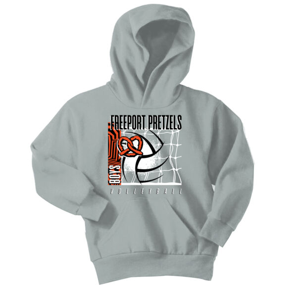 Freeport Boys VB 2026 Logo 1 - Youth Core Fleece Pullover Hooded Sweatshirt Thumbnail