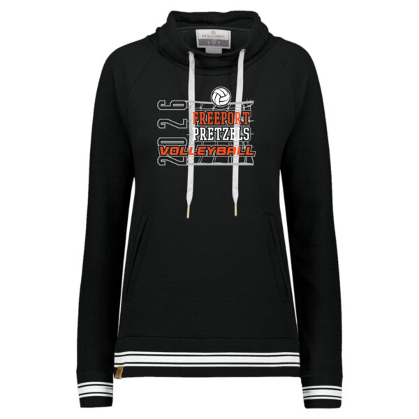 Freeport Boys VB 2026 Logo 2 - Women's All-American Fleece Funnel Neck Sweatshirt Thumbnail