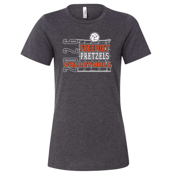 Freeport Boys VB 2026 Logo 2 - Women’s Relaxed Fit Heather CVC Tee Thumbnail