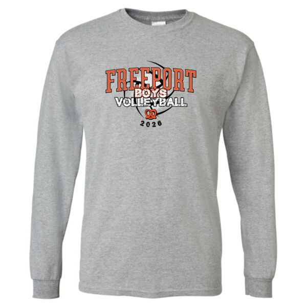 Freeport Boys VB 2026 Logo 3 - DryBlend® 50/50 Long Sleeve T-Shirt Thumbnail