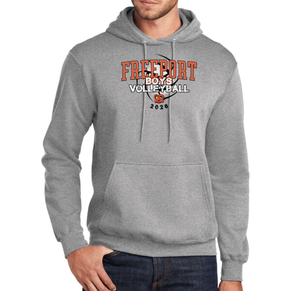 Freeport Boys VB 2026 Logo 3 - Tall Core Fleece Pullover Hooded Sweatshirt Thumbnail