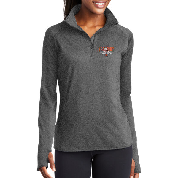 Freeport Boys VB 2026 Logo 3 - Women's Sport Wick ® Stretch 1/4 Zip Pullover Thumbnail